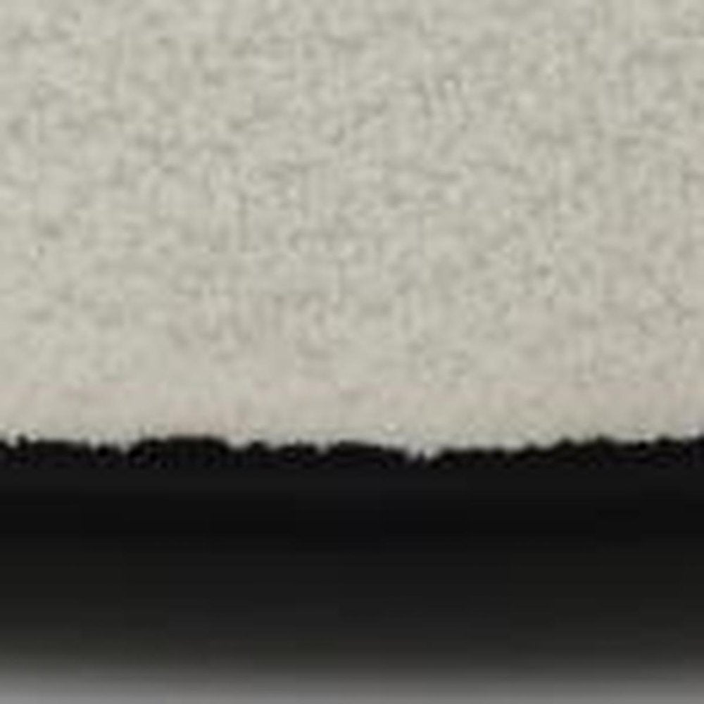 33" White Boucle Swivel Lounge Chair