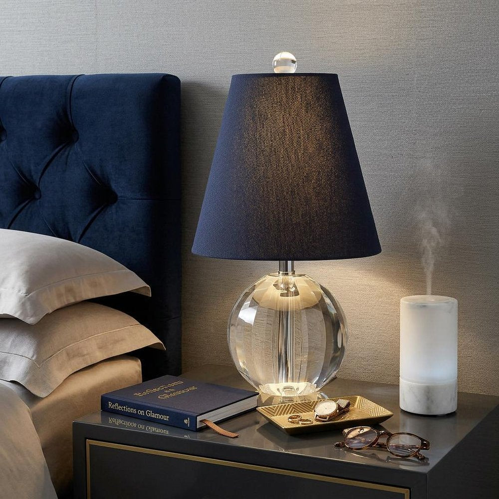 16" Clear Novelty Table Lamp With Globe Shade