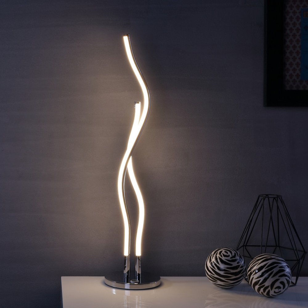 26" Silver Novelty Table Lamp