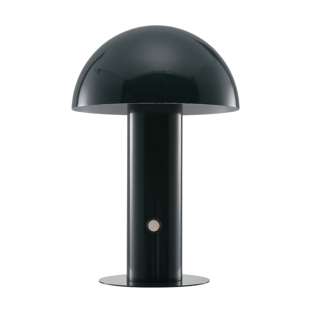 11" Forest Green Novelty USB Table Lamp With Globe Shade