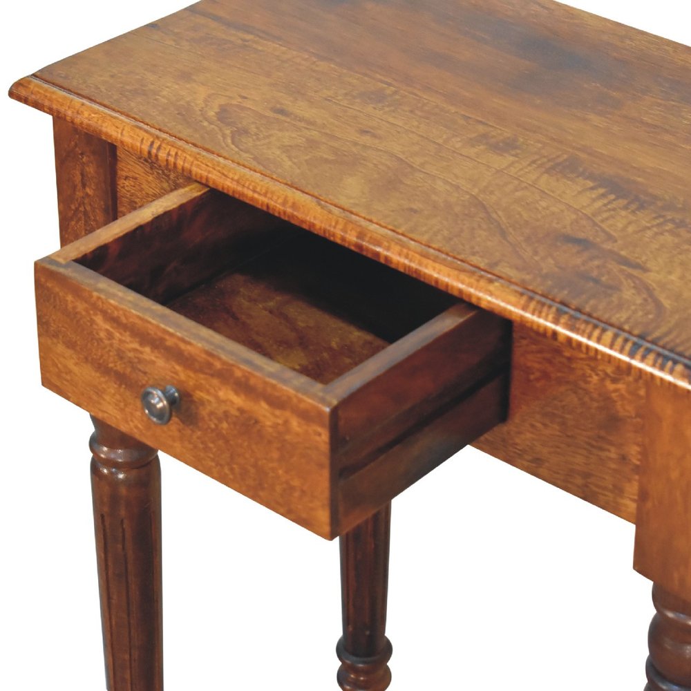 24" Brown Solid Wood Sideboard