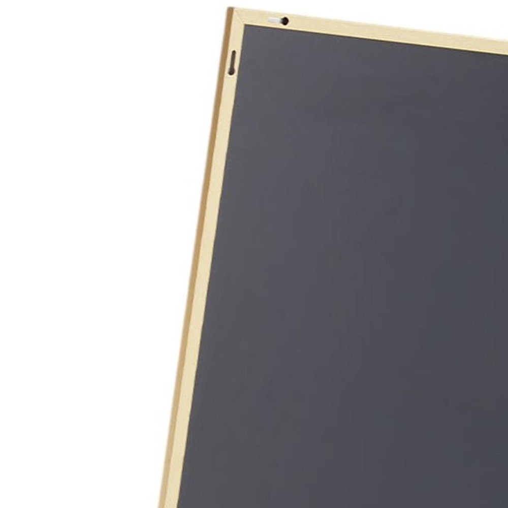 63" Black Metal Wall Mounted Leaning And Freestanding Framed Standing Mirror