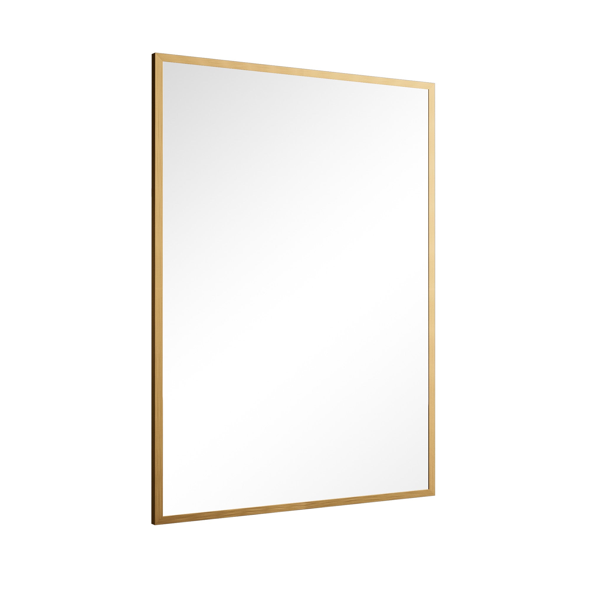 36" Gold Metal Framed Bathroom Vanity Mirror
