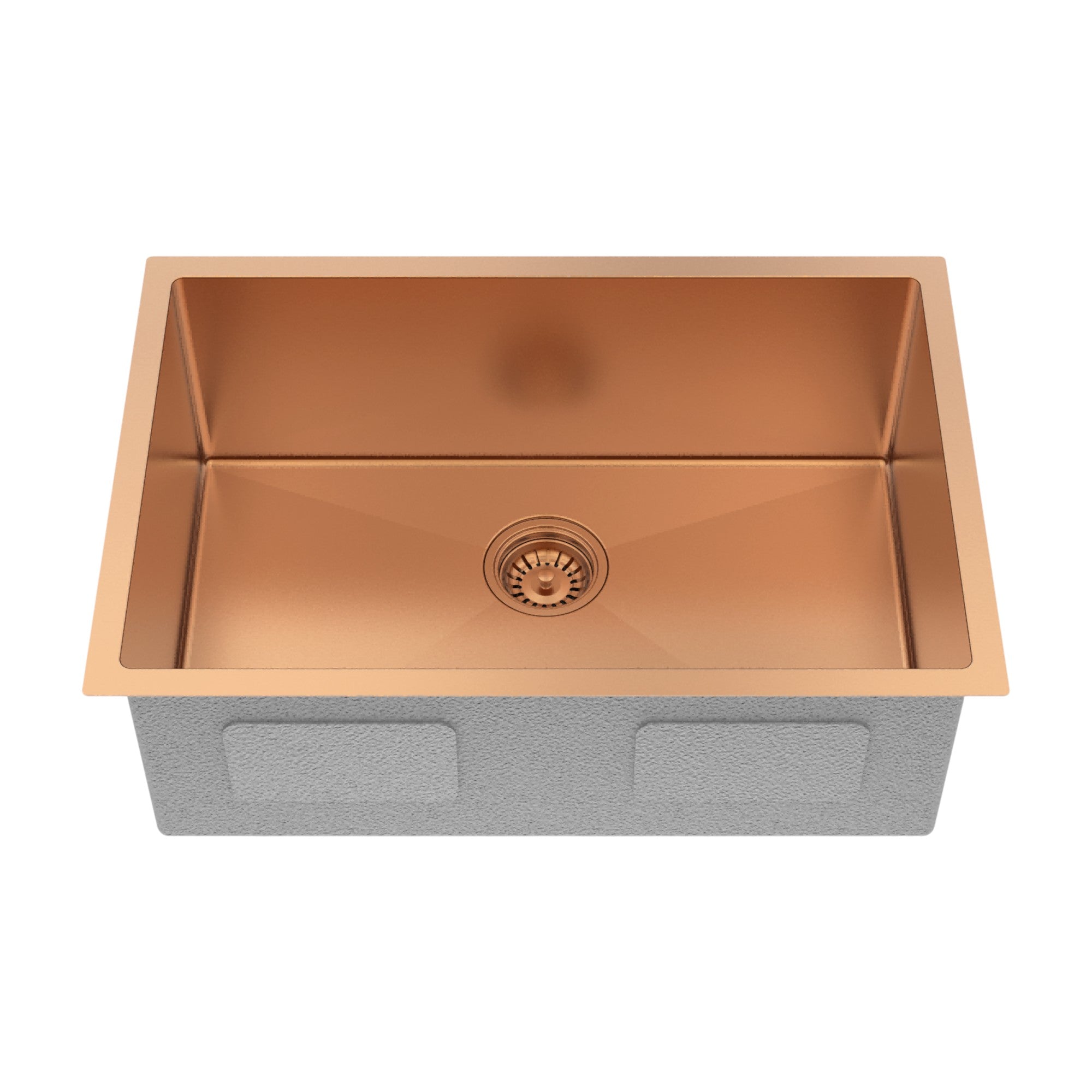 10" X 27" Rose Gold Stainless Steel Undermount Kitchen Sink