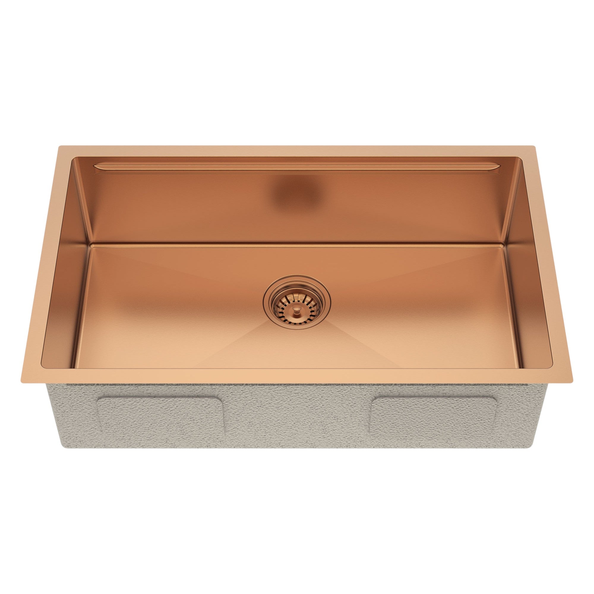 9" X 30" Gold Stainless Steel Undermount Kitchen Sink