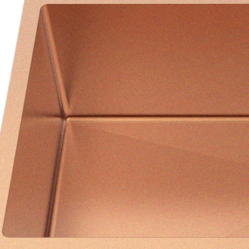 10" X 33" Gold Stainless Steel Undermount Kitchen Sink