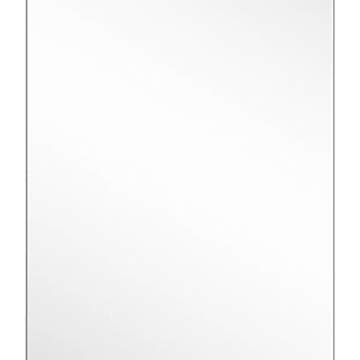 59" Silver Frameless Full Length Hanging Mirror