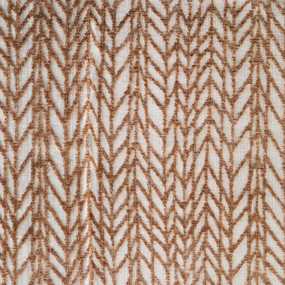 9' X 13' Brown And Tan Chevron Area Rug