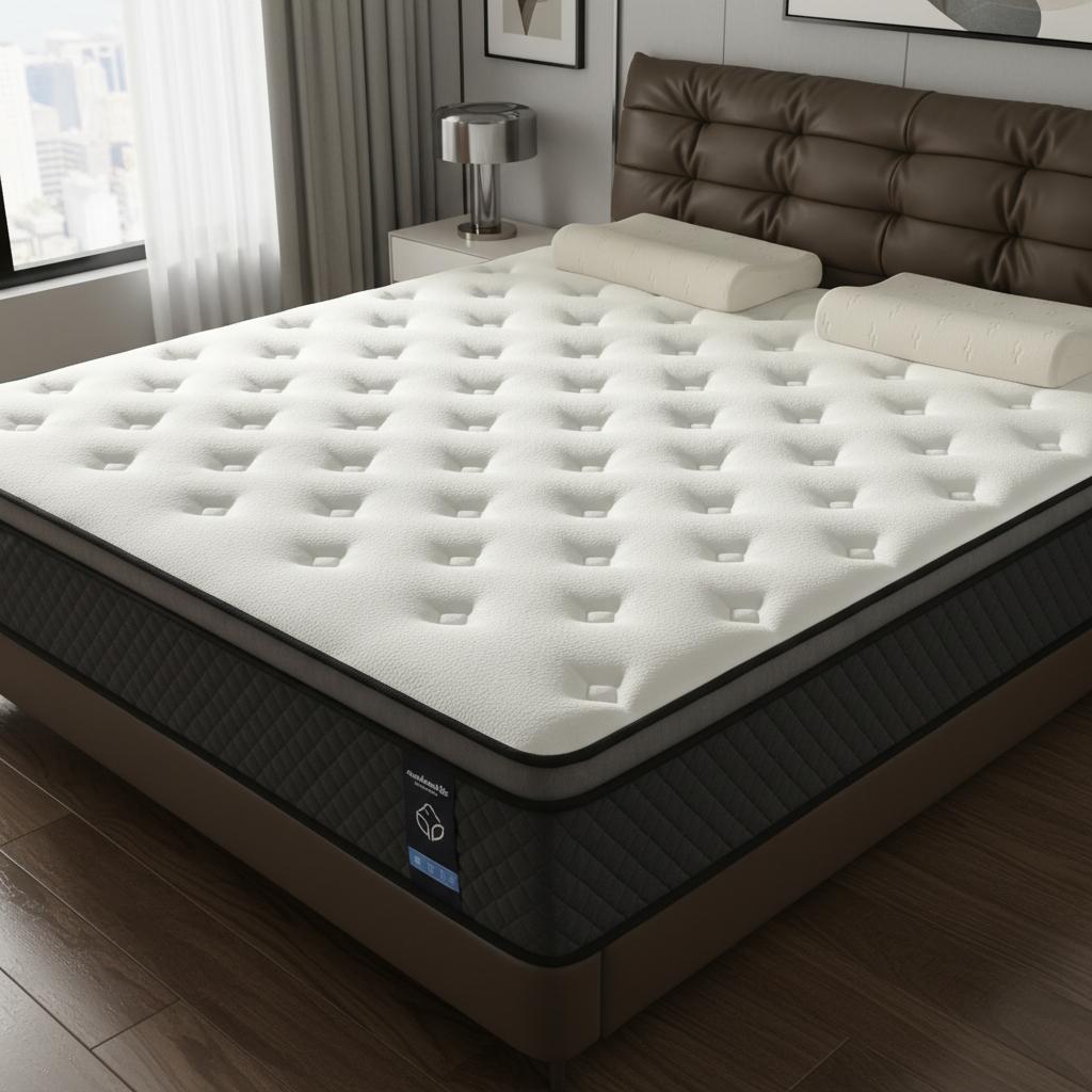 10" King Foam Medium Hybrid Mattress