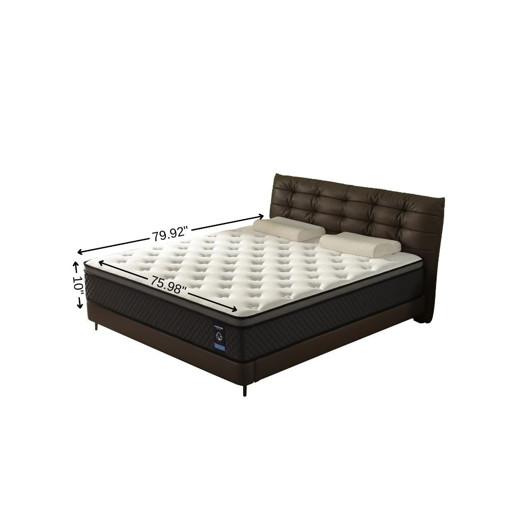 10" King Foam Medium Hybrid Mattress