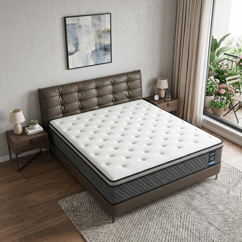 12" Full Double Foam Medium Hybrid Mattress