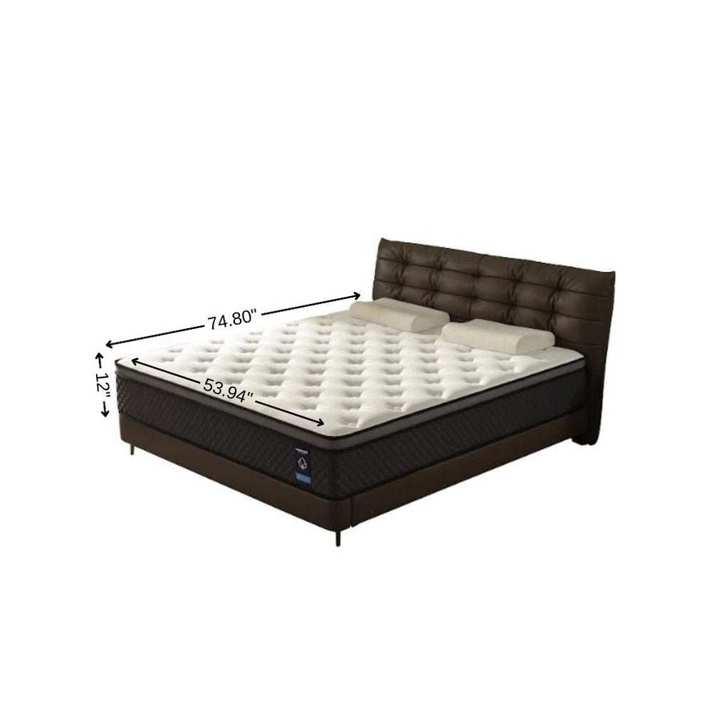 12" Full Double Foam Medium Hybrid Mattress