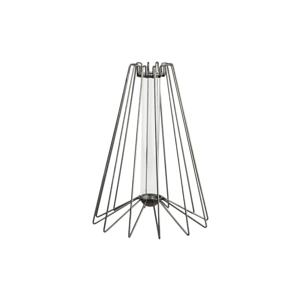12" Gray Glass Glass Tube