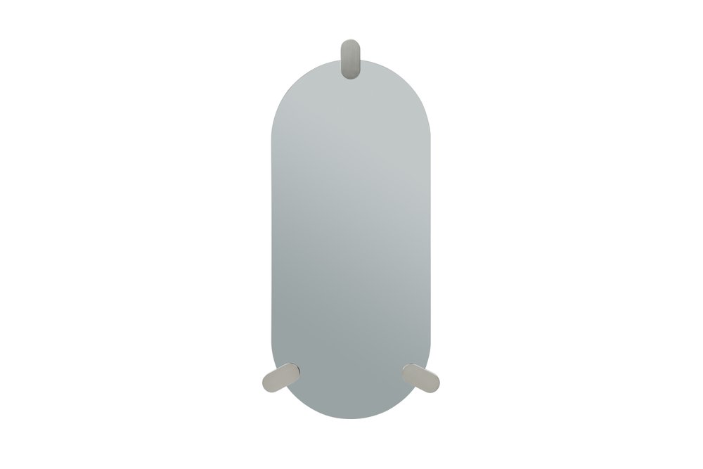 43" Oval Frameless Accent Mirror