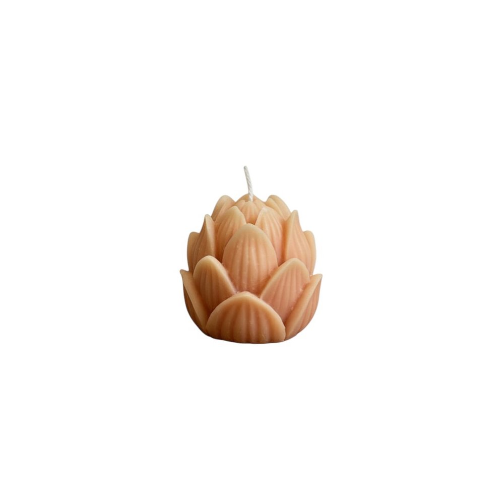 2" Orange Citrus Scented Dimensional Flower Candle