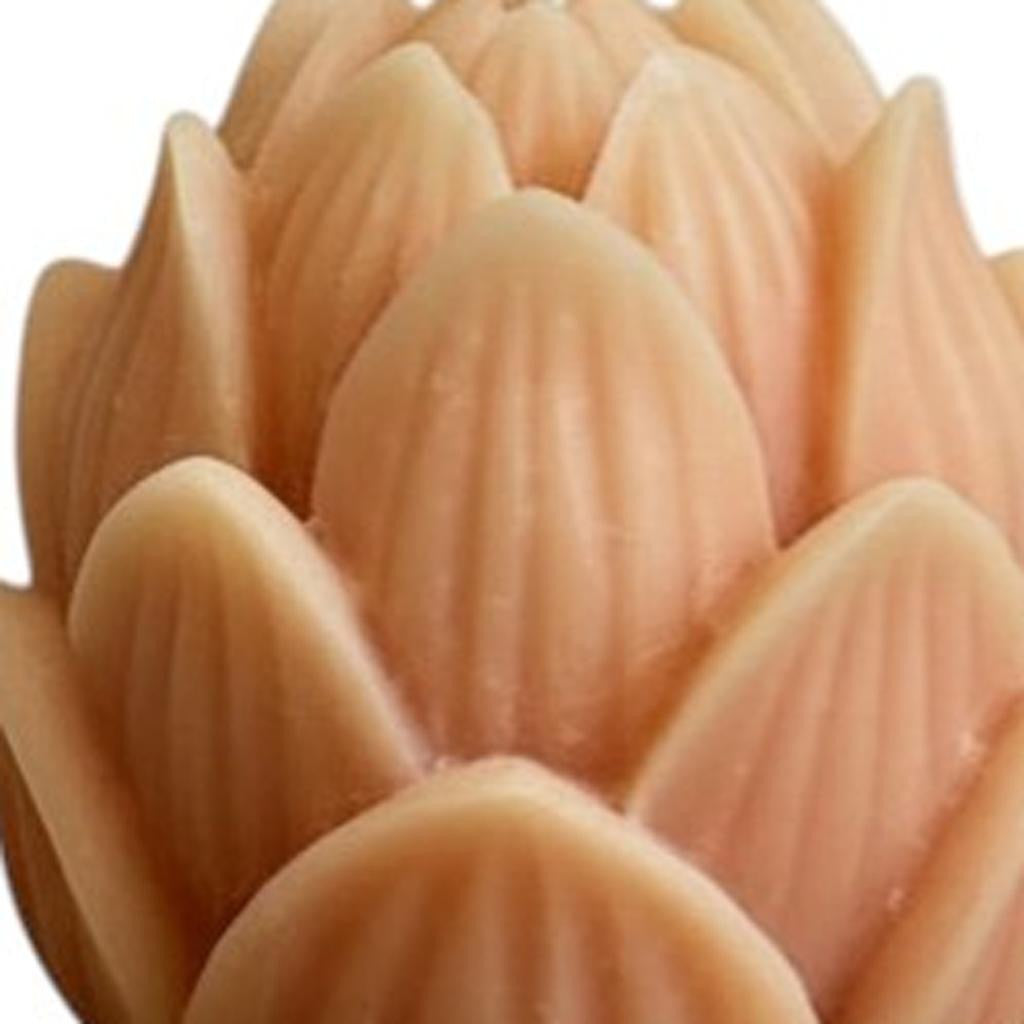 2" Orange Citrus Scented Dimensional Flower Candle