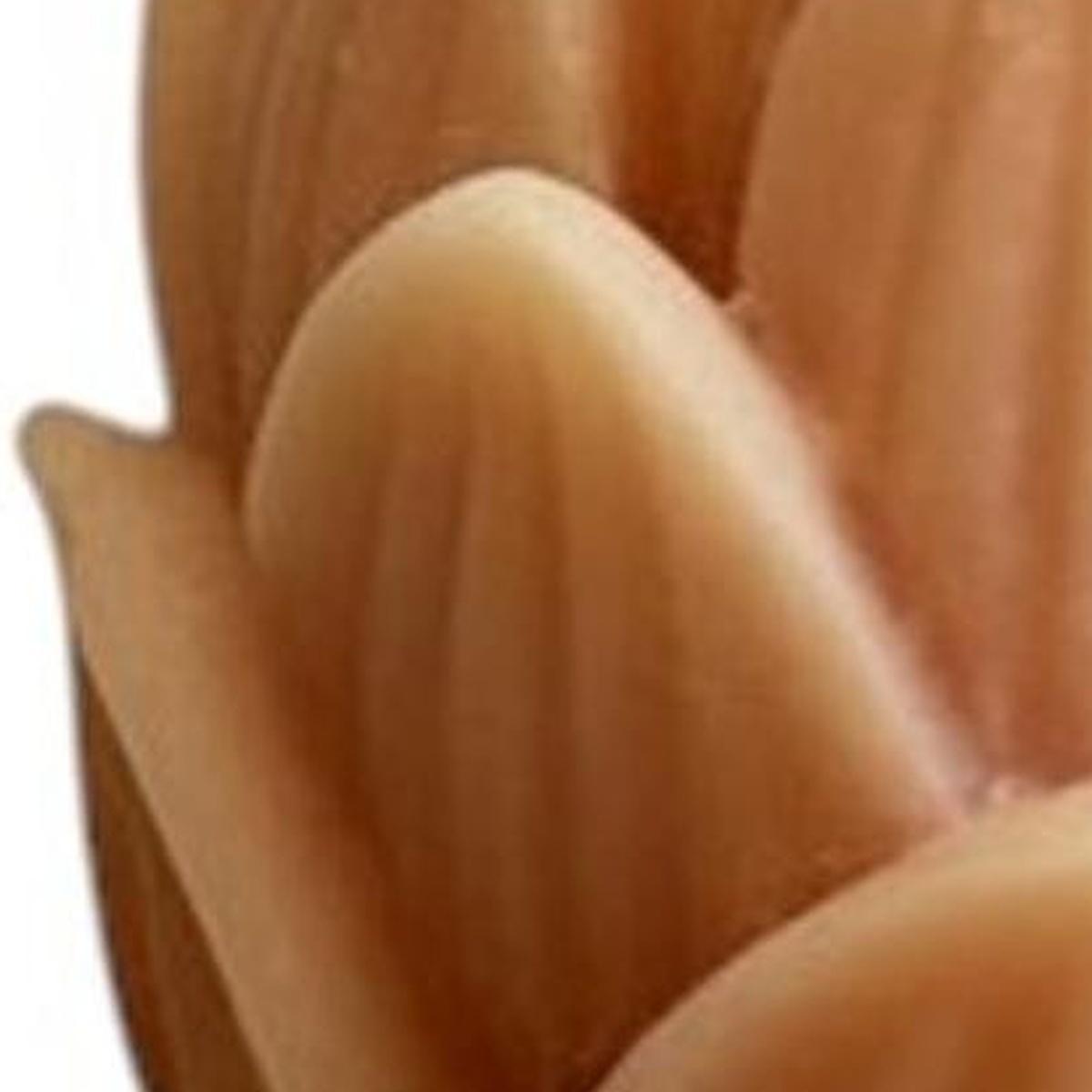 2" Orange Unscented Dimensional Flower Candle