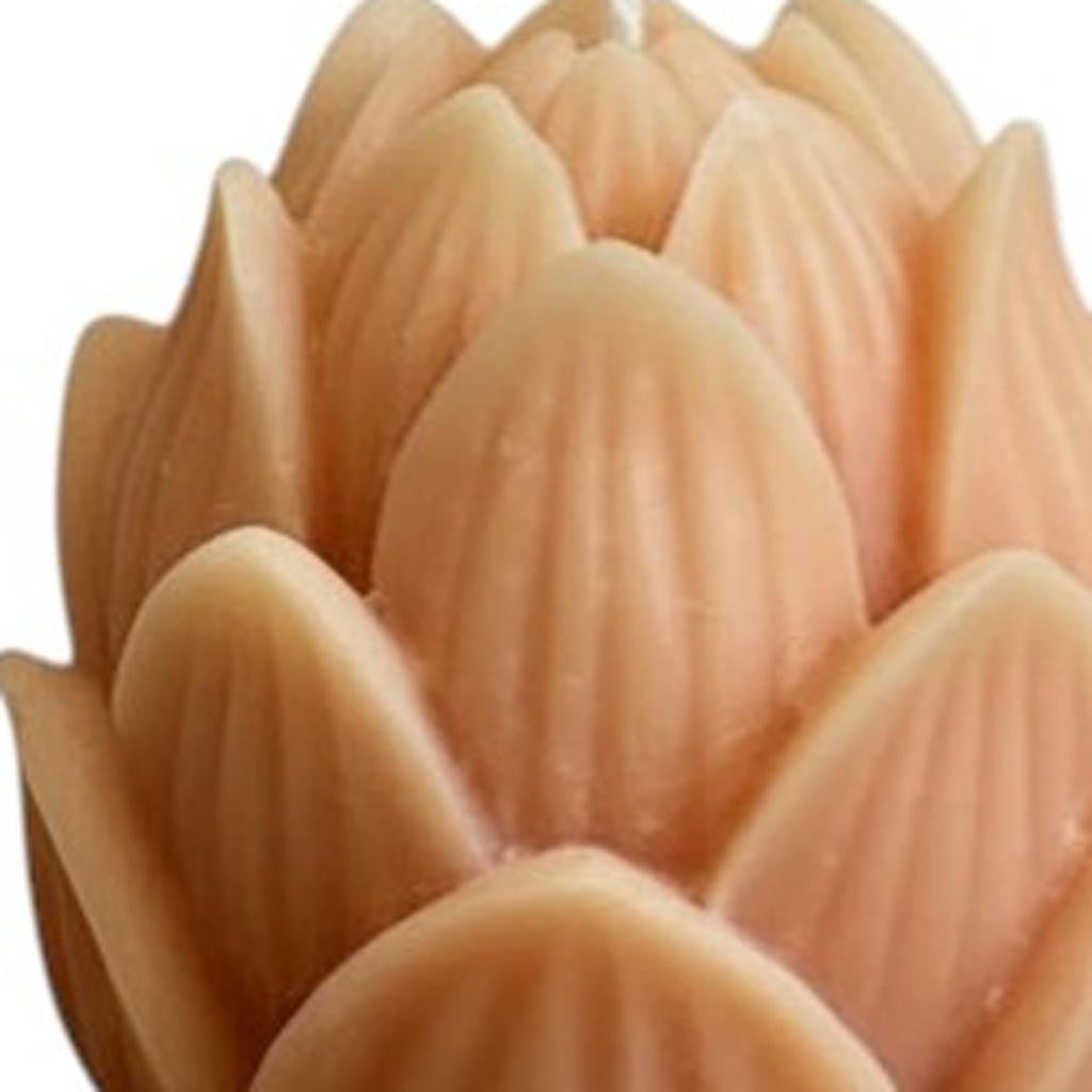 2" Orange French Market Scented Dimensional Flower Candle