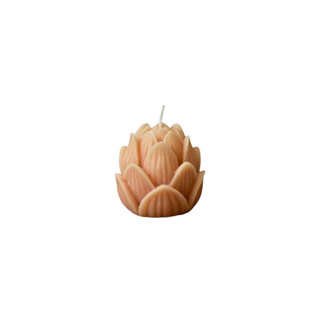 2" Orange French Market Scented Dimensional Flower Candle