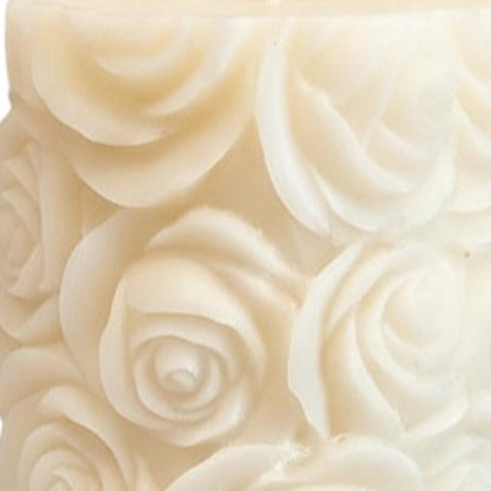 2" Ivory Clean Cotton Scented Candle Cylinder Pillar