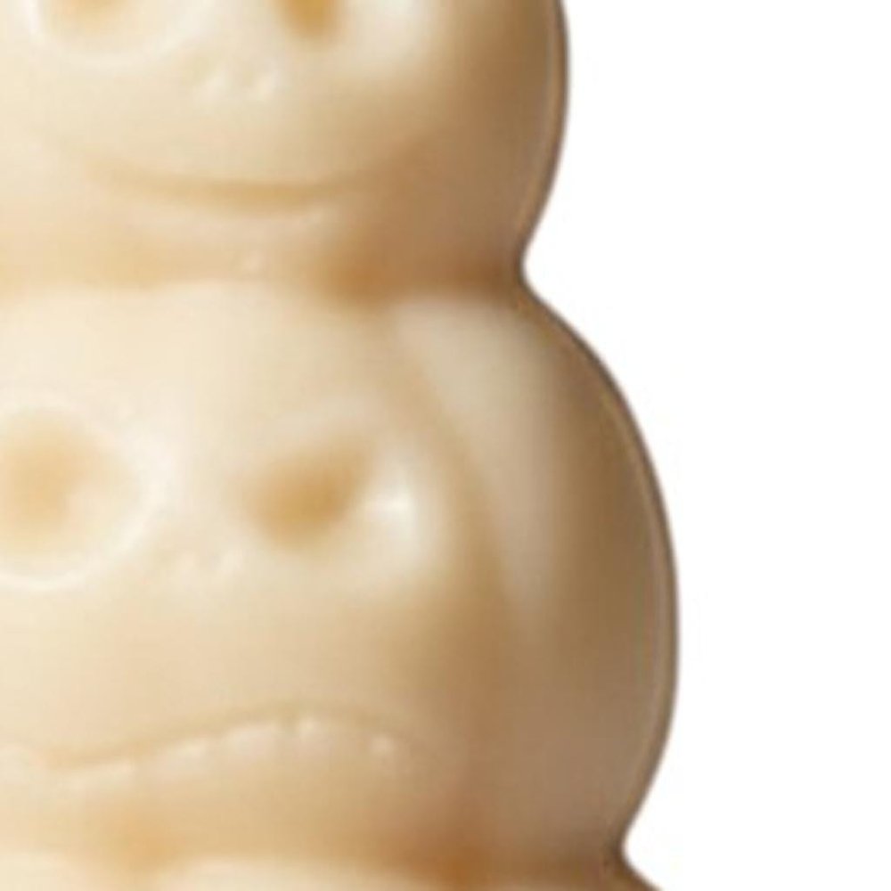 3" Ivory Pumpkin And Latte Scented Dimensional Pumpkin Candle Novelty Novelty