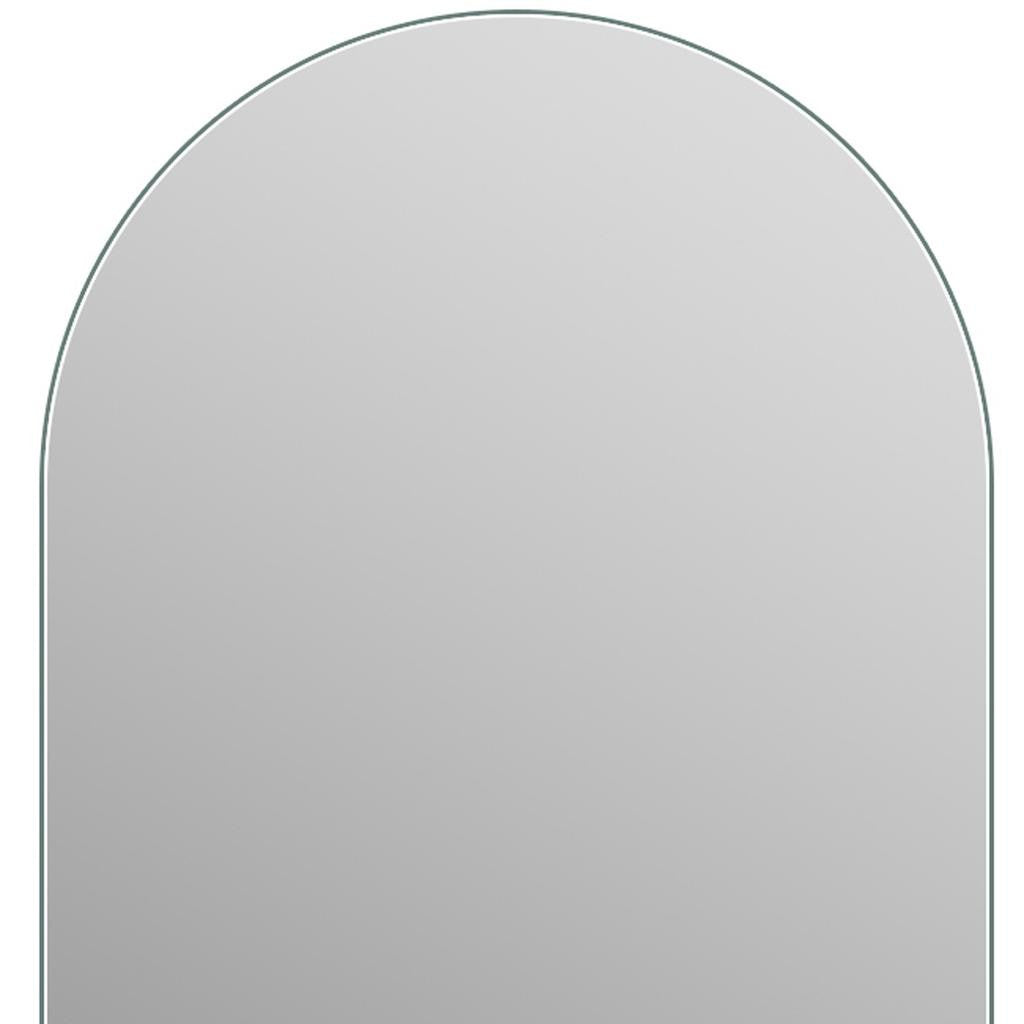 48" Oval Lighted Frameless Anti Fog Bathroom Vanity Mirror