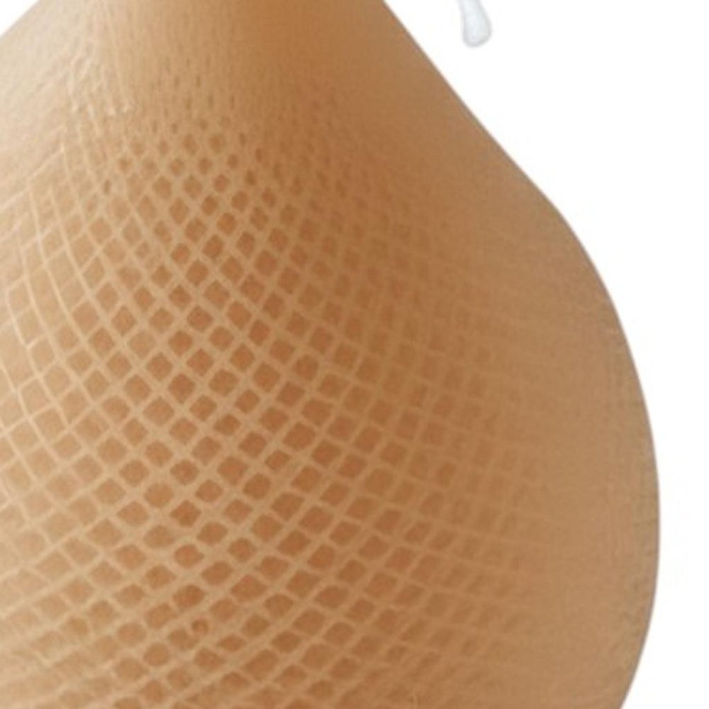 5" Brown Unscented Dimensional Teardrop Candle