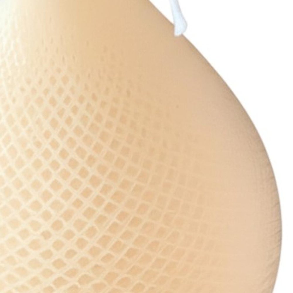 5" Peach Black Ice Scented Dimensional Teardrop Candle