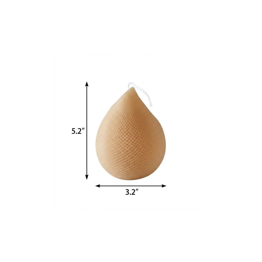 5" Brown High Tide Scented Dimensional Teardrop Candle Novelty Novelty