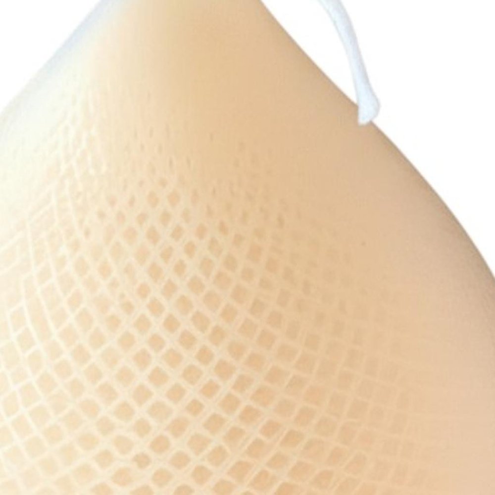 5" Peach Black Ice Scented Dimensional Teardrop Candle
