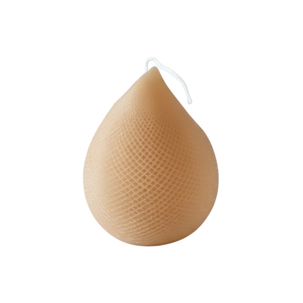 5" Brown High Tide Scented Dimensional Teardrop Candle Novelty Novelty