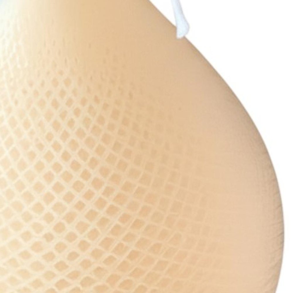 5" Peach Black Ice Scented Dimensional Teardrop Candle