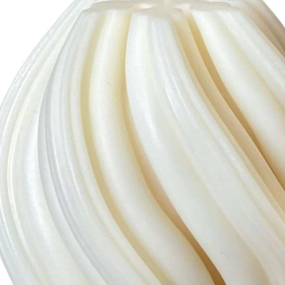 4" Ivory Unscented Candle