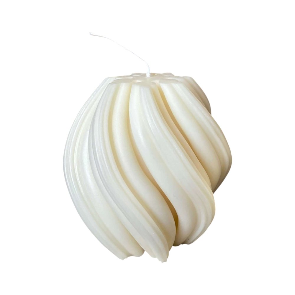 4" Ivory Clean Cotton Scented Candle Cylinder Pillar