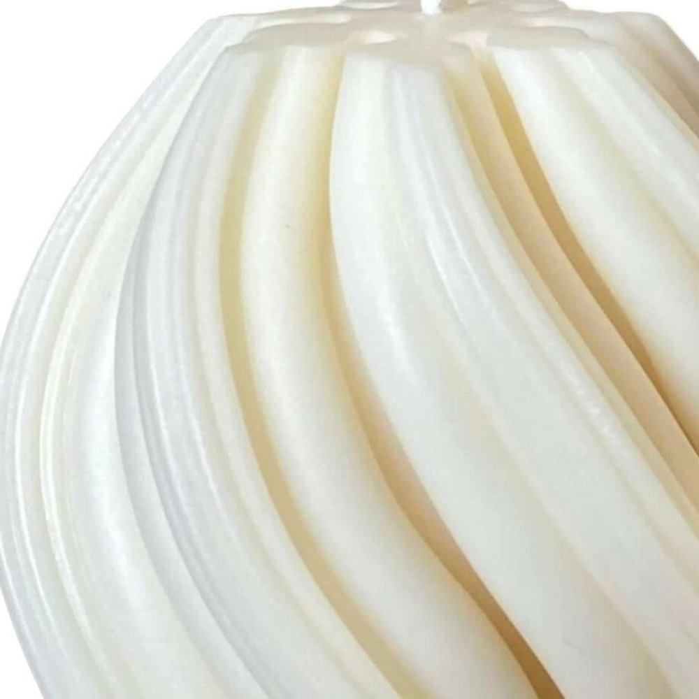 4" Ivory Clean Cotton Scented Candle Cylinder Pillar
