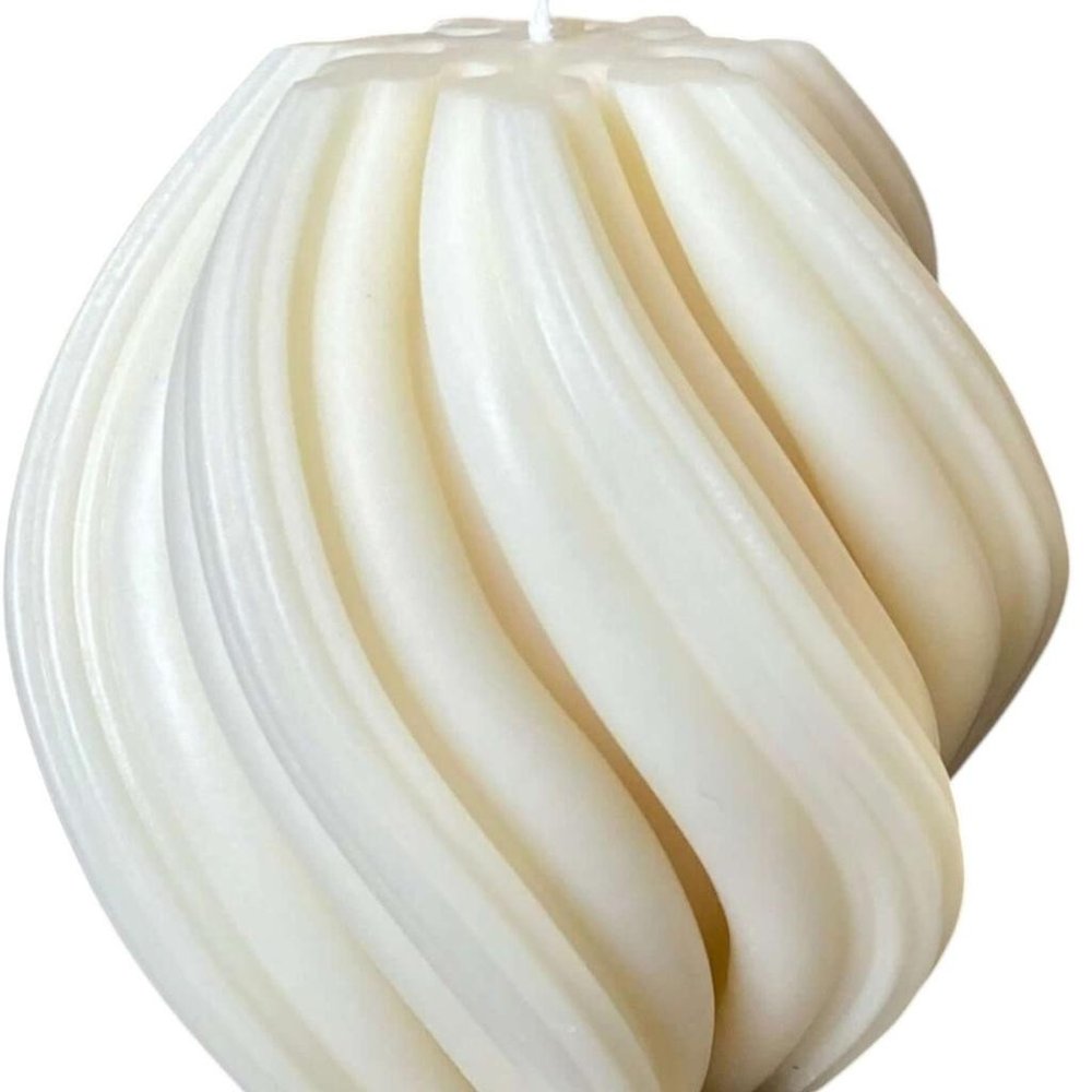 4" Ivory Clean Cotton Scented Candle Cylinder Pillar