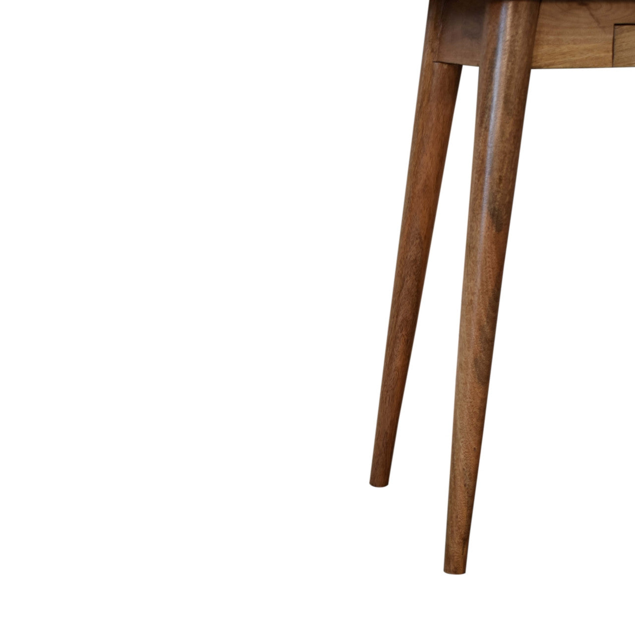 32" Brown Solid Wood Writing Desk