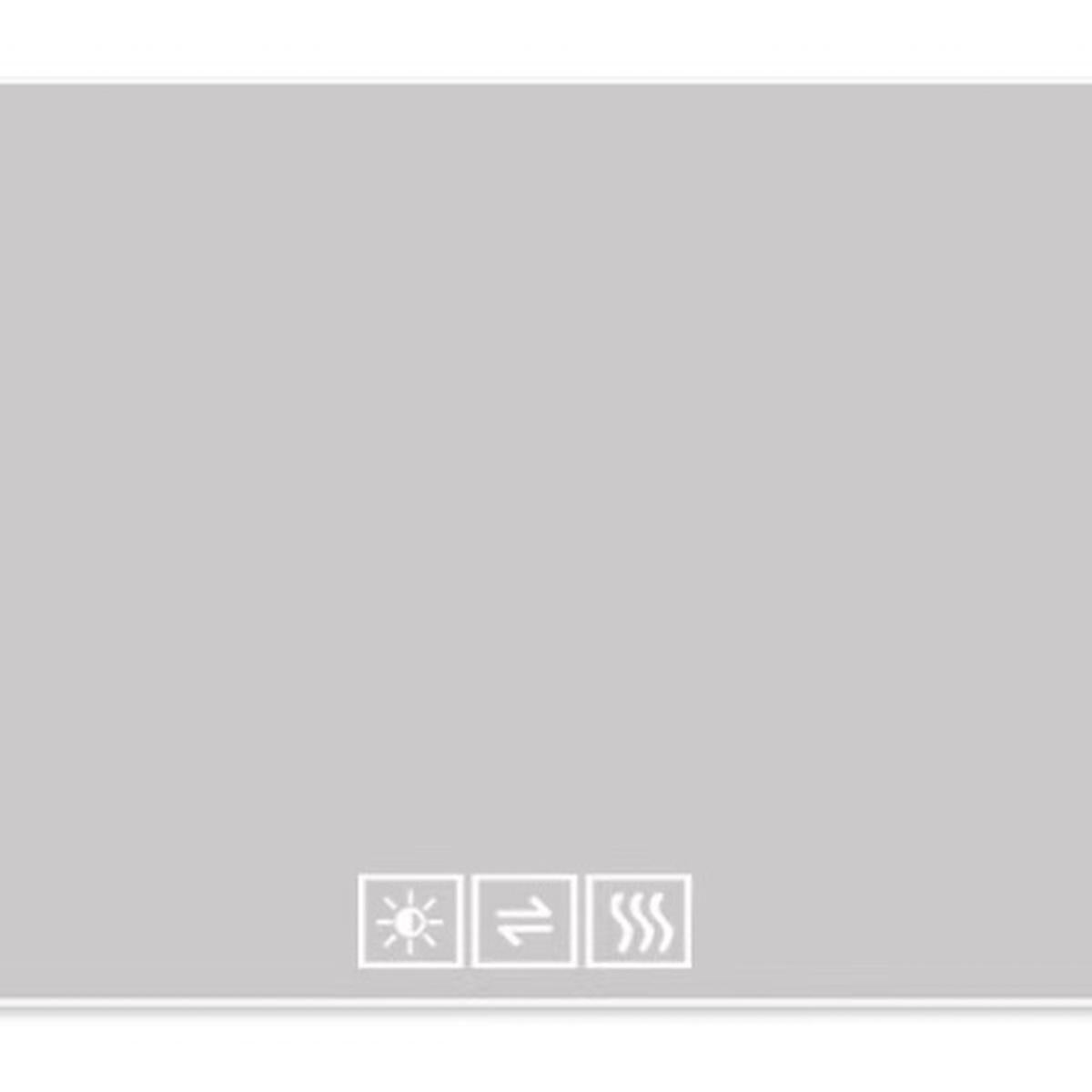 28" Lighted Frameless Anti Fog Bathroom Vanity Mirror