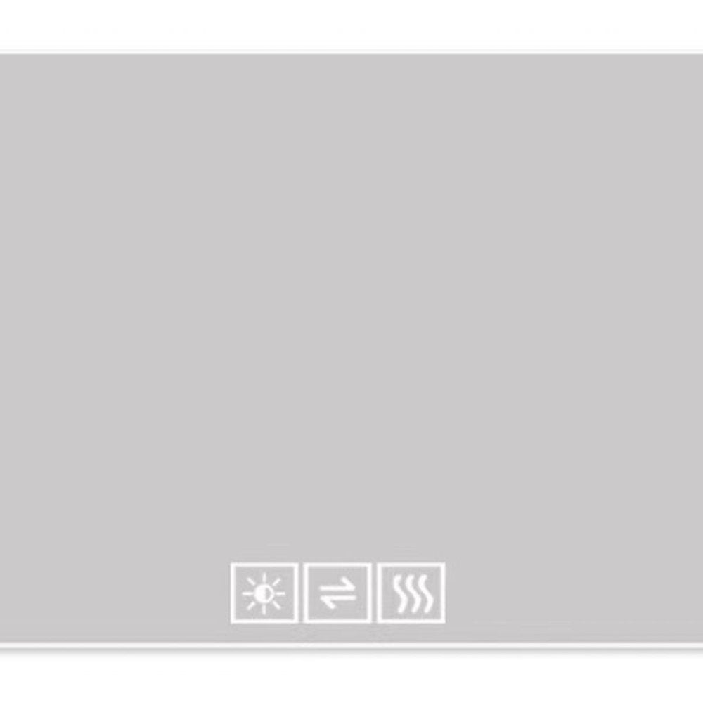 24" Lighted Frameless Anti Fog Bathroom Vanity Mirror
