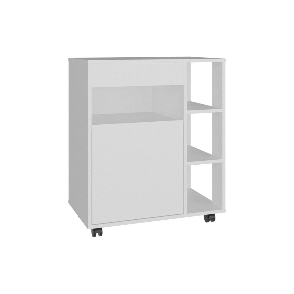 26" White Wood Sideboard