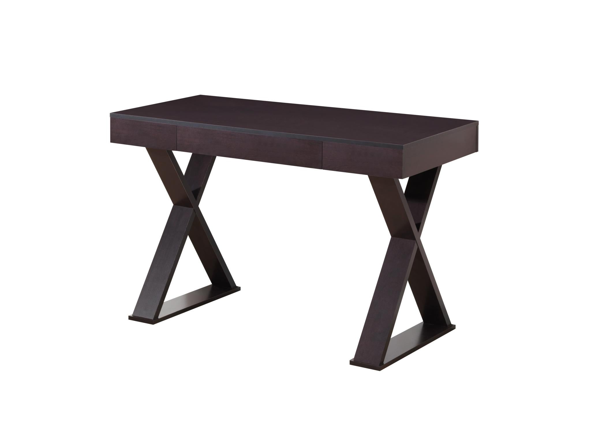 47" Espresso Wood Writing Desk