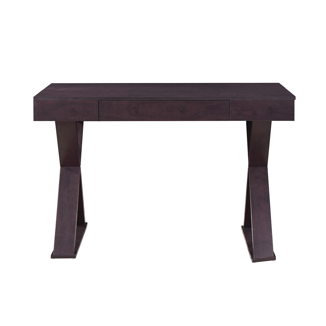 47" Espresso Wood Writing Desk