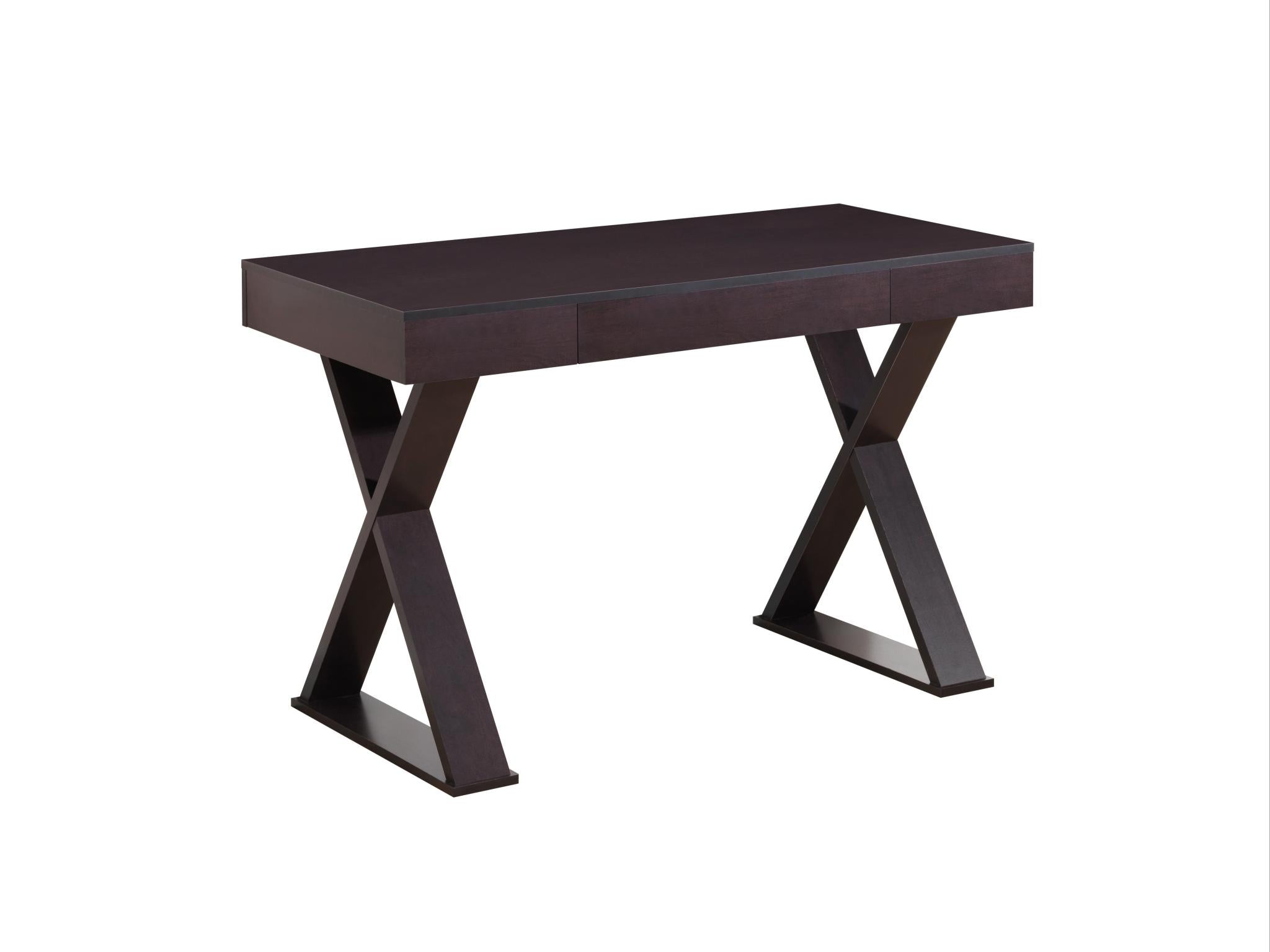 47" Espresso Wood Writing Desk