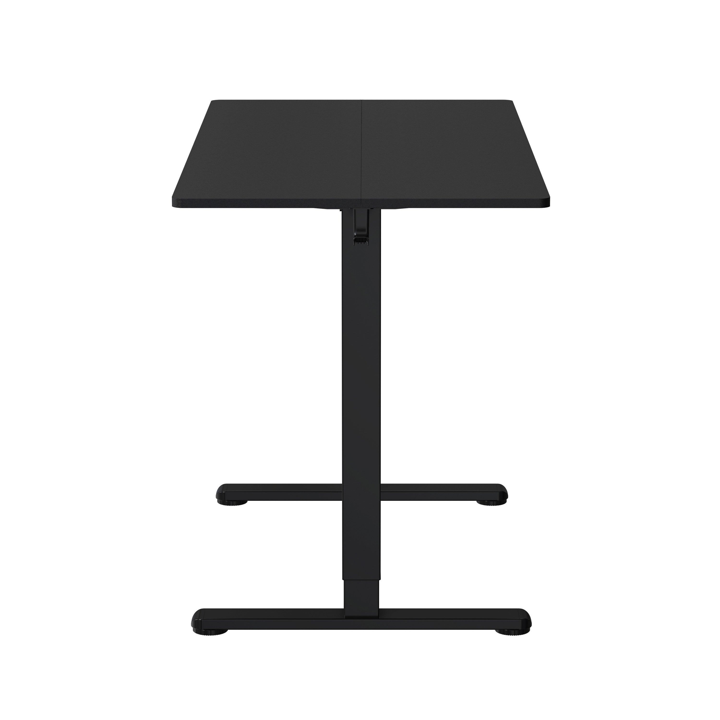 Adjustable Black Wood and Steel Standing Desk