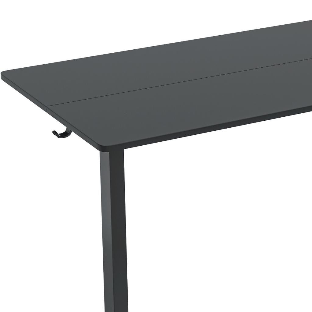 Adjustable Black Wood and Steel Standing Desk