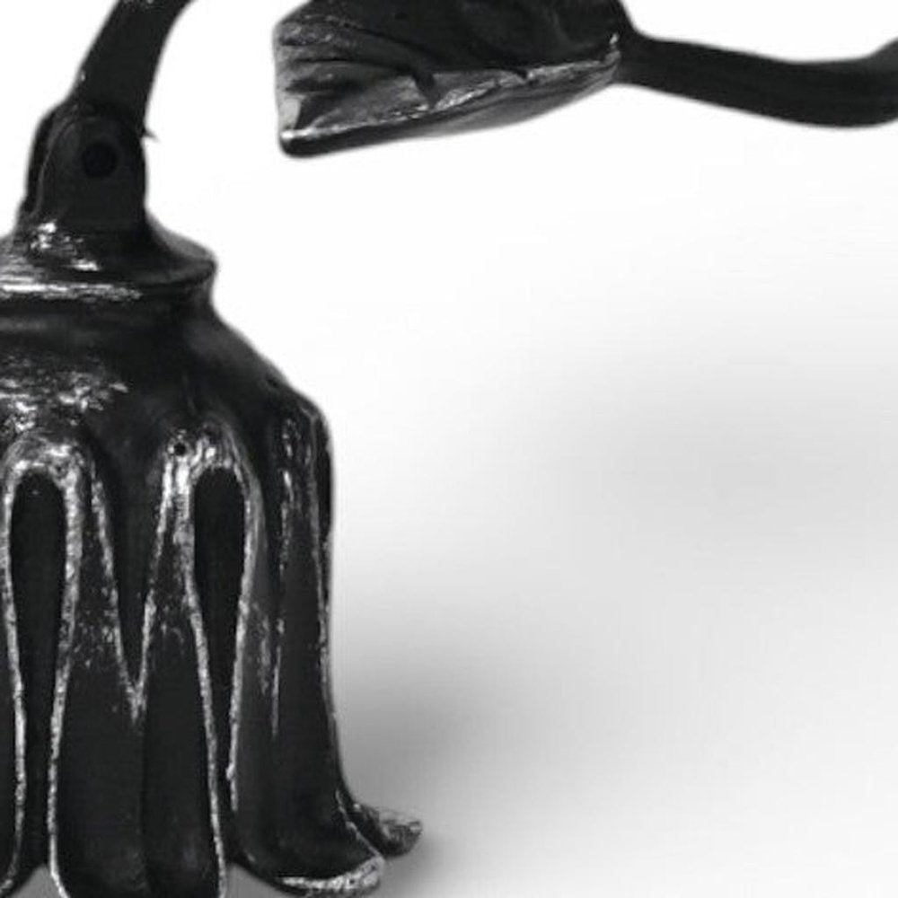 2" Black Cast Iron Hand Painted Tabletop Sculpture