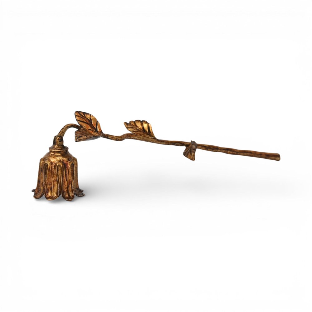 2" Gold Cast Iron Hand Painted Tabletop Sculpture