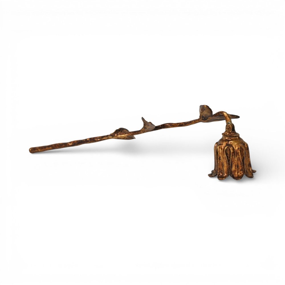 2" Gold Cast Iron Hand Painted Tabletop Sculpture
