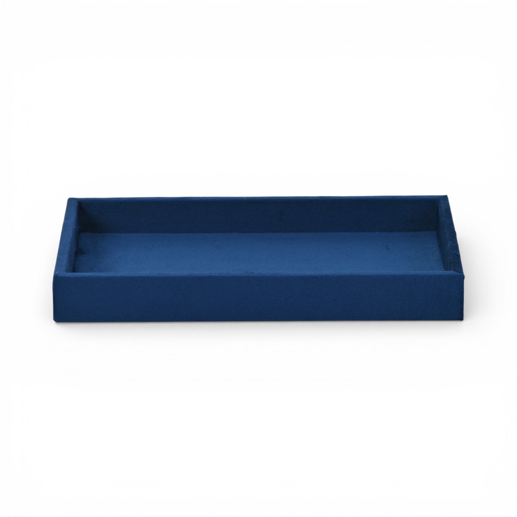 9" Blue Velvet Handmade Trinket Tray