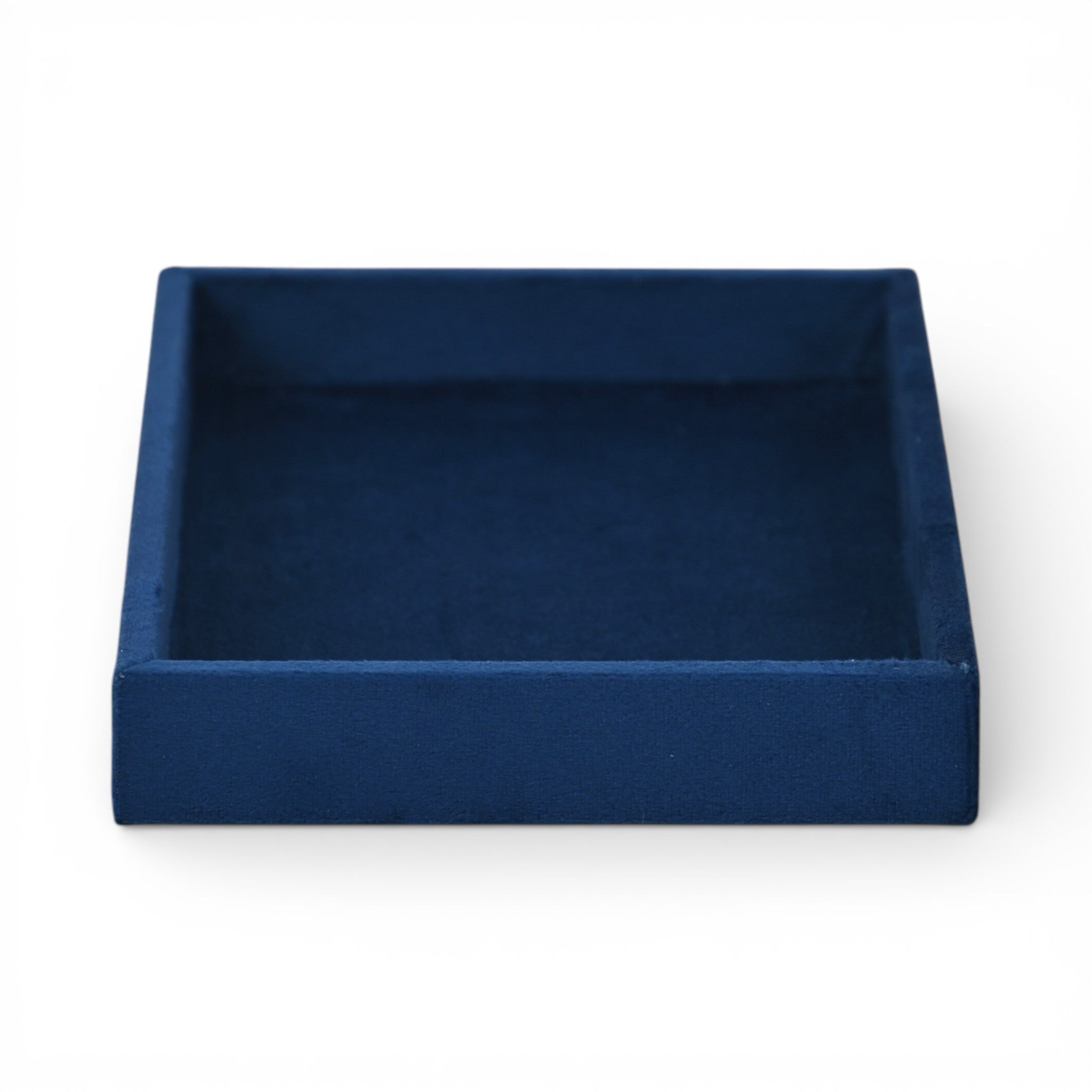 9" Blue Velvet Handmade Trinket Tray